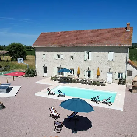 So Domaine De Vaux 03 - Piscine Chauffee - Volley - 2h De Lyon - 45p Βίλα *
